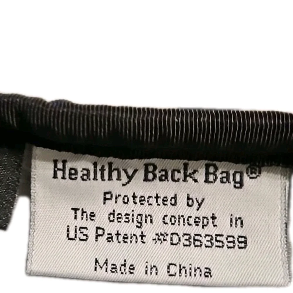 AmeriBag Healthy Backbag Blk Sling Backpack Unisex  Ergonomic Travel Y2k Boho[3D